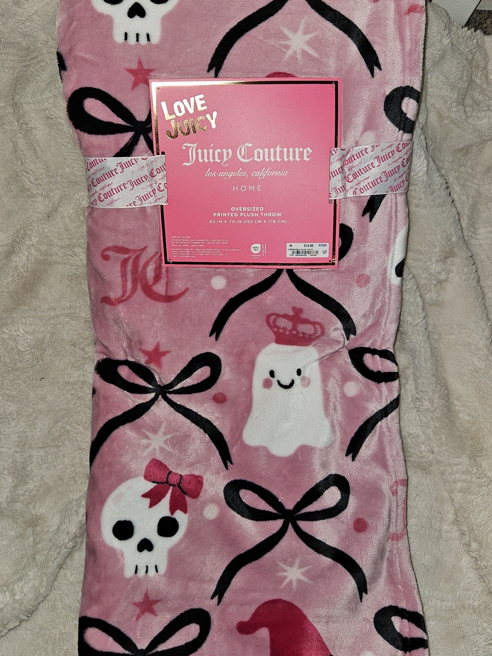 Juicy Couture Halloween Blanket